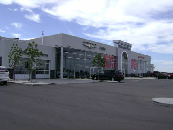 Exterior of Chrysler Jeep Dodge dealership