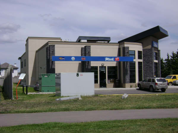 Exterior of Mac's convenience store